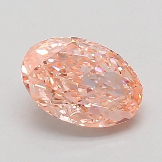 1.01 Ct. Fancy Vivid Pink Oval Lab Grown Diamond