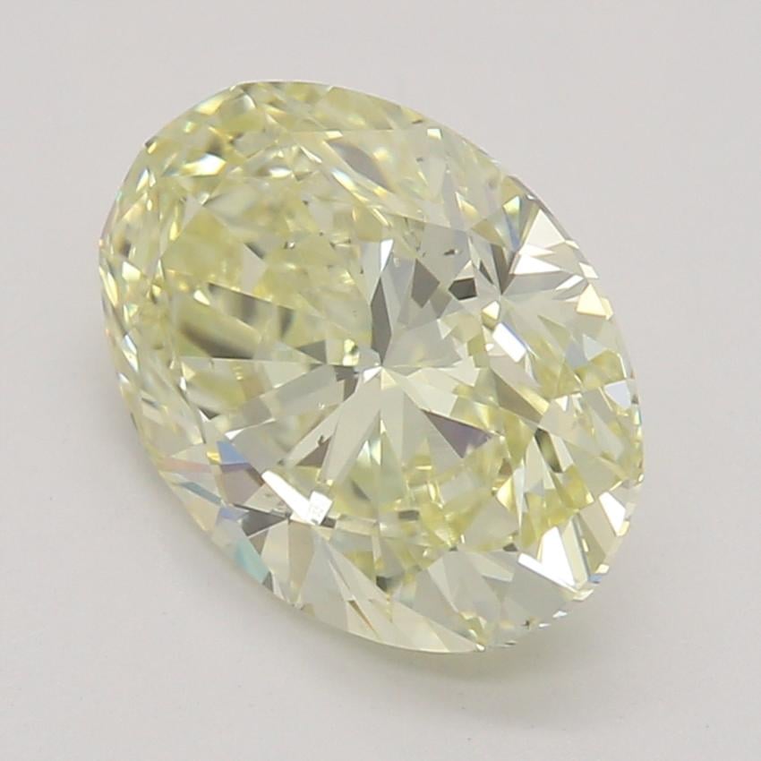 1.21 Ct. Fancy Light Yellow Oval Diamond
