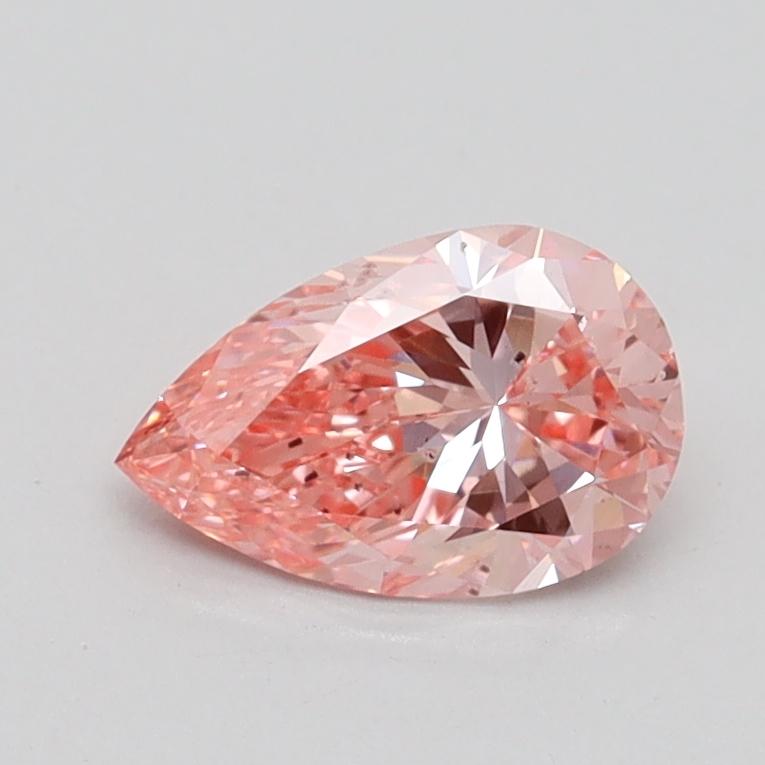 0.70 Ct. Fancy Intense Pink Pear Lab Grown Diamond
