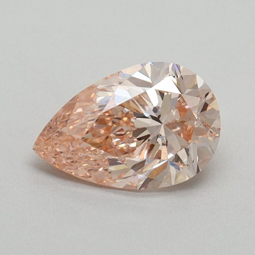 1.12 Ct. Fancy Intense Pink Pear Lab Grown Diamond