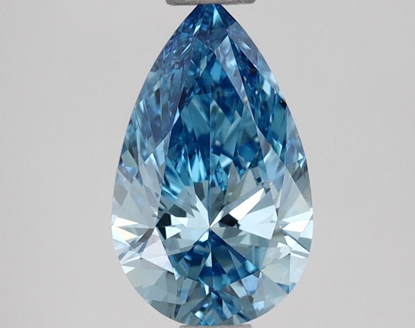 1.06 Ct. Fancy Vivid Blue Pear Lab Grown Diamond