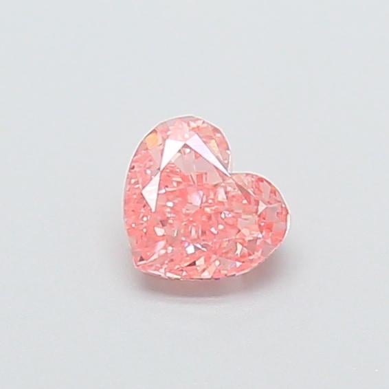 0.43 Ct. Fancy Vivid  Pink Heart Lab Grown Diamond