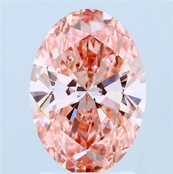 2.03 Ct. Fancy Pink Oval Lab Grown Diamond