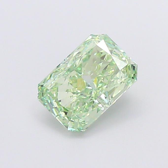 2.10 Ct. Fancy Vivid  Green Radiant Lab Grown Diamond