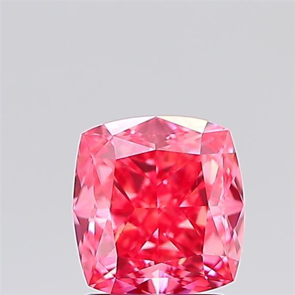 1.90 Ct. Fancy Vivid Pink Cushion Lab Grown Diamond