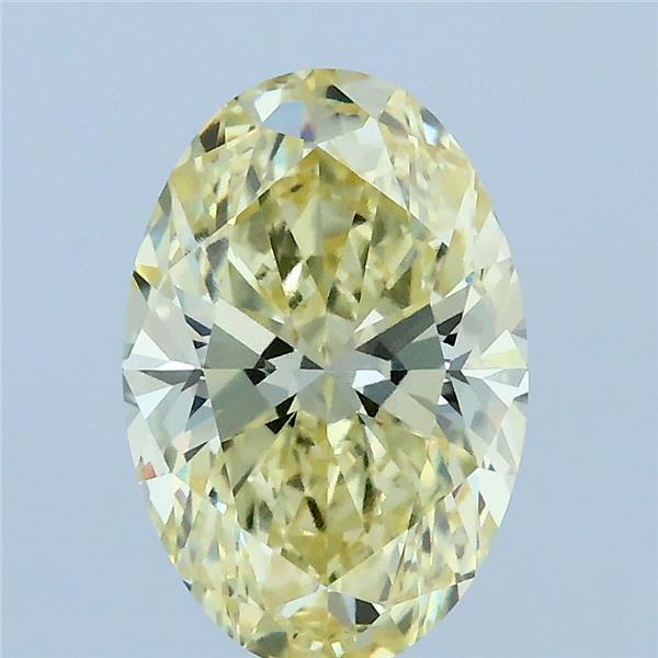 2.02 Ct. Fancy Yellow Oval Lab Grown Diamond