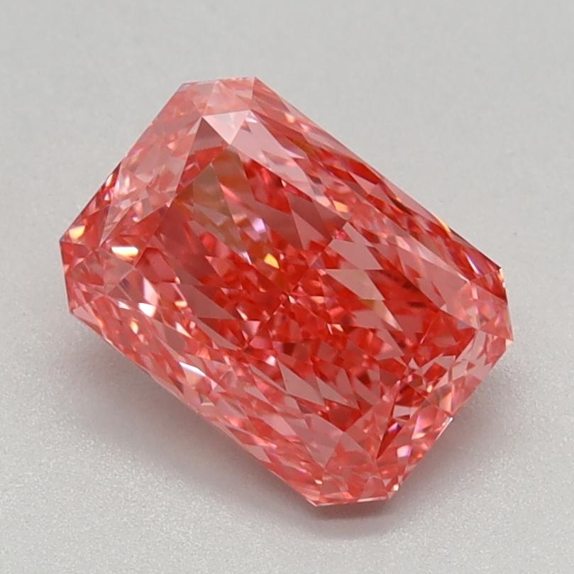 1.12 Ct. Fancy Vivid Pink Radiant Lab Grown Diamond