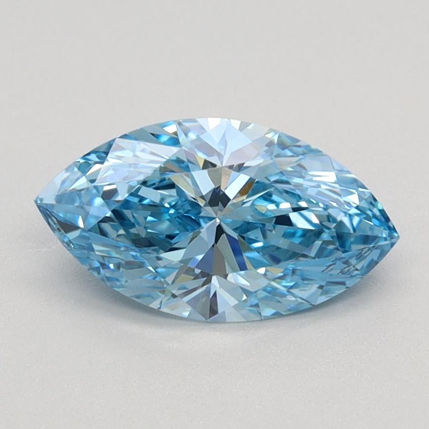 1.01 Ct. Fancy Vivid Blue Marquise Lab Grown Diamond