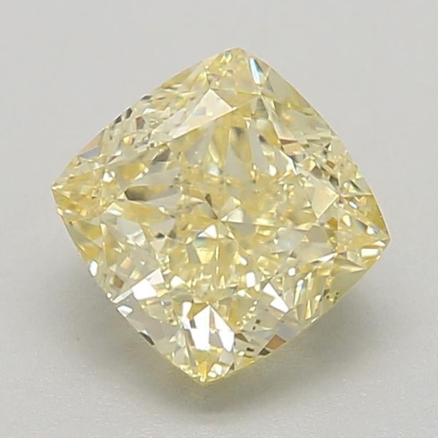 1.40 Ct. Fancy Intense Yellow Cushion Lab Grown Diamond