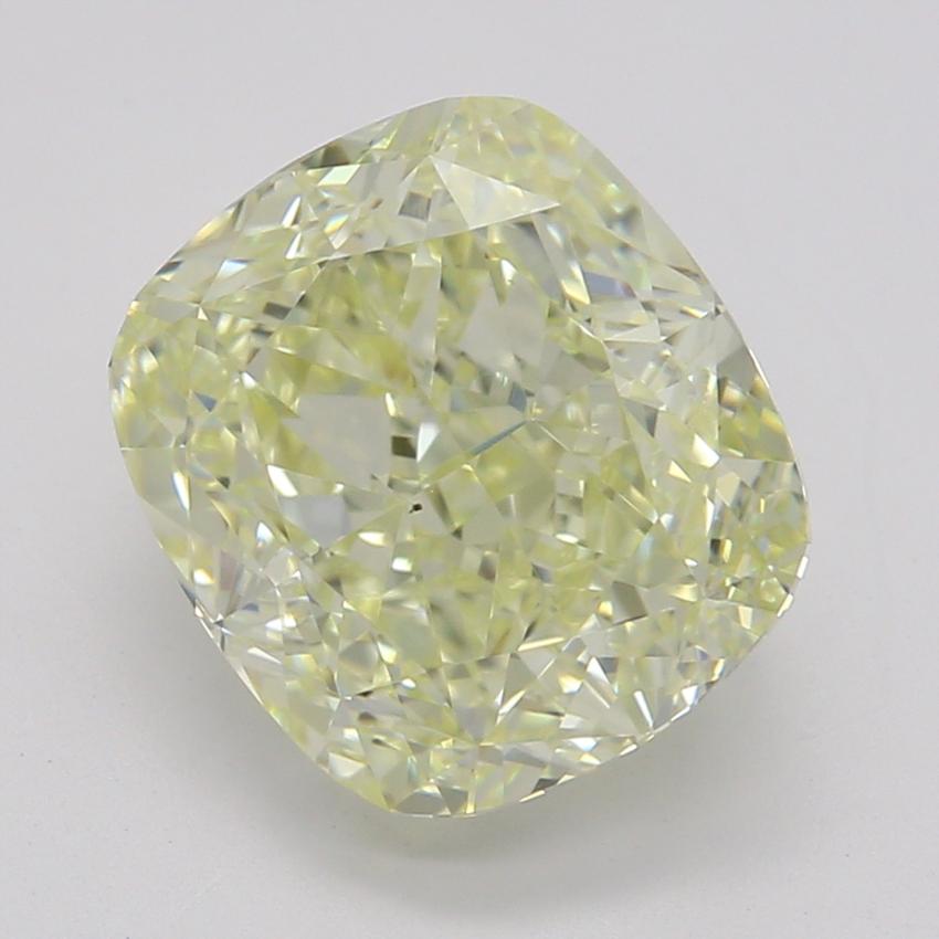 2.18 Ct. Fancy Light Yellow Cushion Diamond