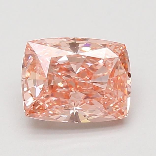 1.71 Ct. Fancy Vivid Pink Cushion Lab Grown Diamond