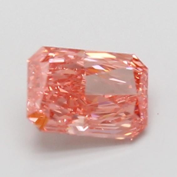 1.00 Ct. Fancy Vivid Pink Radiant Lab Grown Diamond