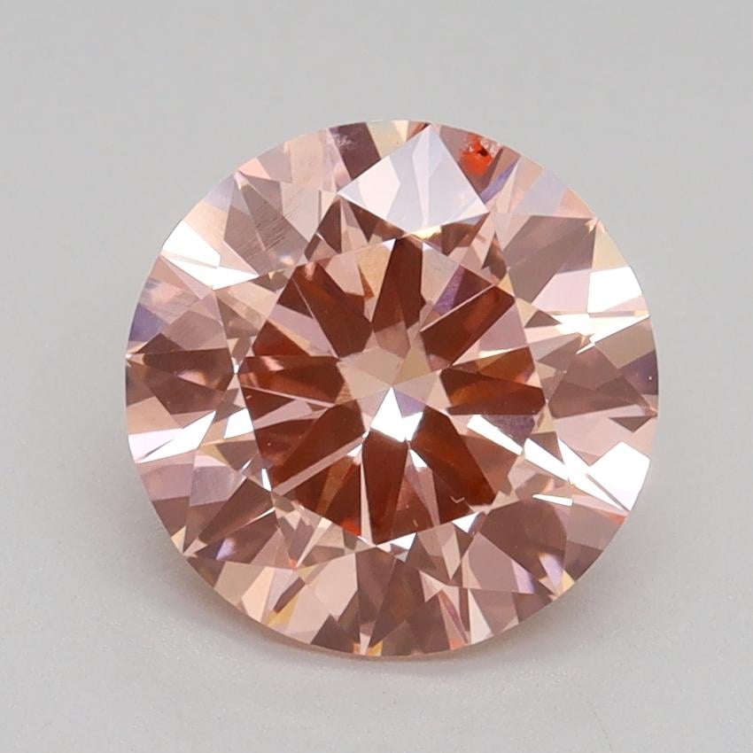 2.01 Ct. Fancy Intense Pink Round Lab Grown Diamond