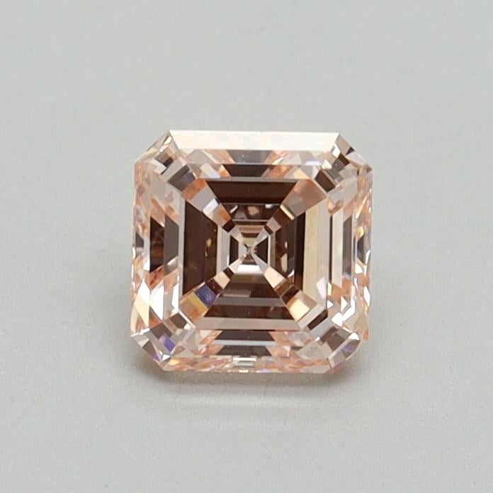 0.52 Ct. Fancy Intense Pink Asscher Lab Grown Diamond