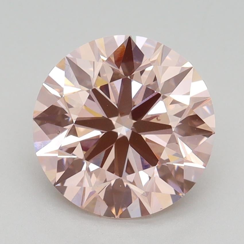 2.38 Ct. Fancy Intense Pink Round Lab Grown Diamond