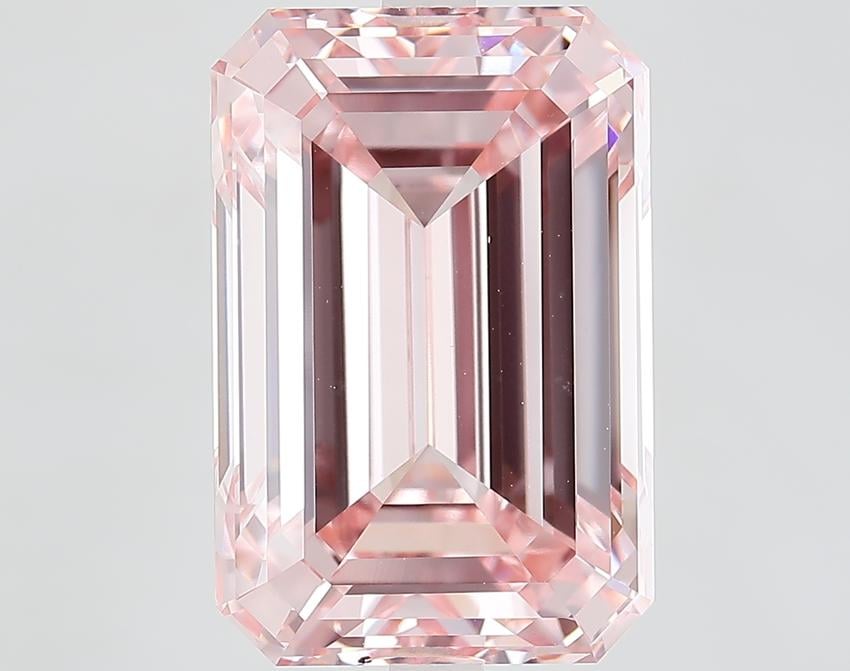11.36 Ct. Fancy Intense Pink Emerald Lab Grown Diamond
