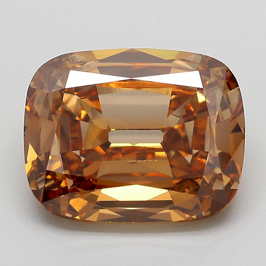 5.13 Ct. Fancy Light  Brown Cushion Lab Grown Diamond