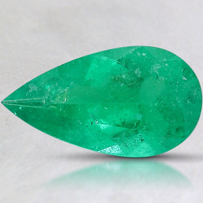14.5x8mm Pear Colombian Emerald