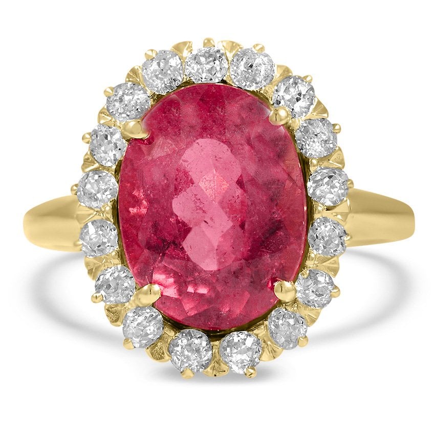 Retro Tourmaline Cocktail Ring