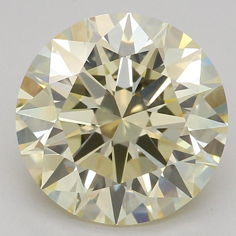 2.04 Ct. Fancy Light Yellow Round Lab Grown Diamond