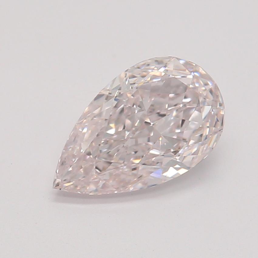 0.58 Ct. Light Pink Pear Diamond
