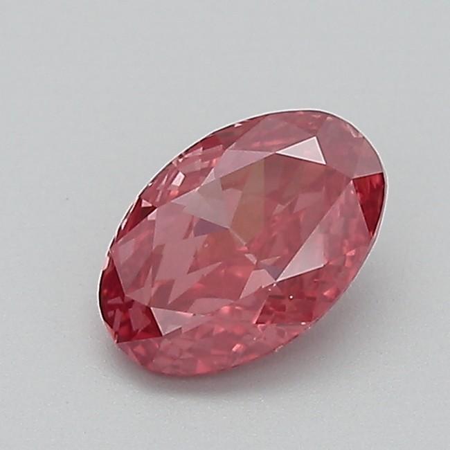 1.01 Ct. Fancy Vivid  Pink Oval Lab Grown Diamond