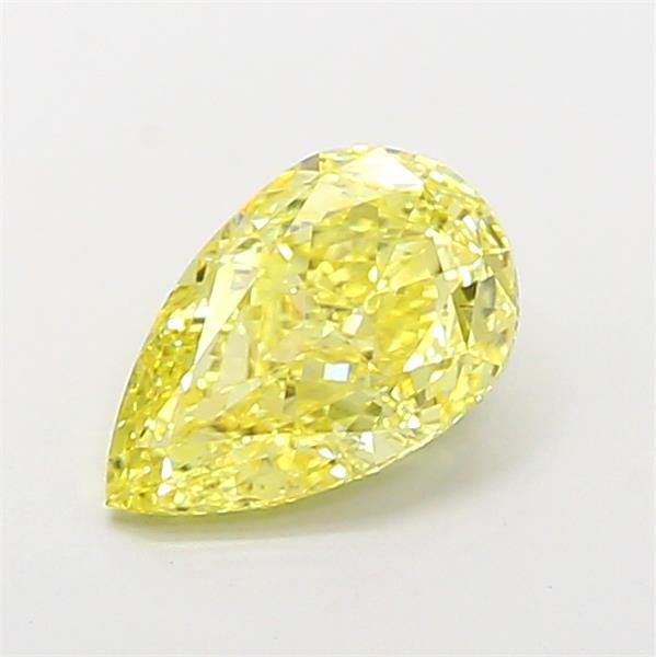 2.01 Ct. Fancy Intense Yellow Pear Lab Grown Diamond