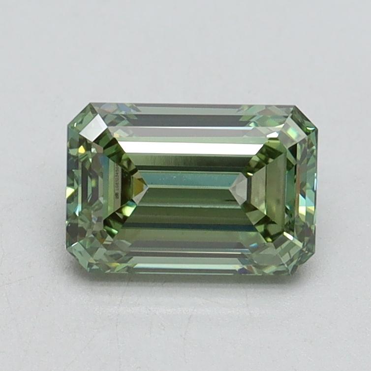 1.03 Ct. Fancy Vivid Green Emerald Lab Grown Diamond
