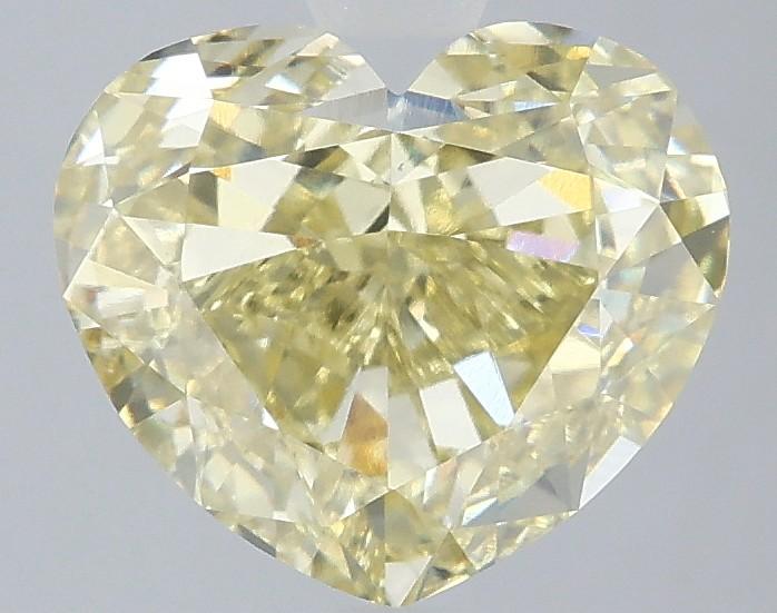 3.01 Ct. Fancy Intense Yellow Heart Lab Grown Diamond