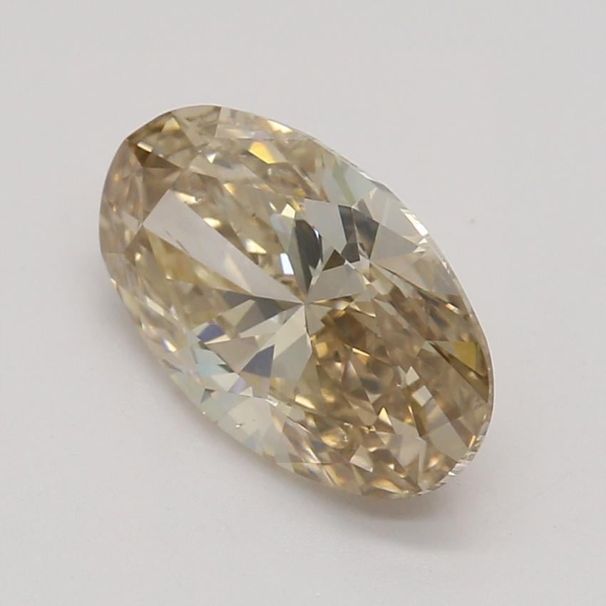 1.00 Ct. Fancy Yellowish Brown Oval Diamond