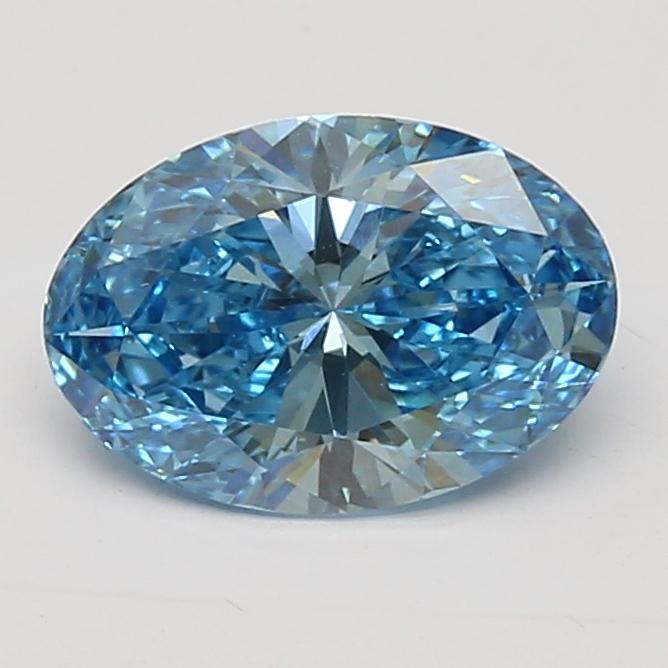 1.59 Ct. Fancy Blue Oval Lab Grown Diamond
