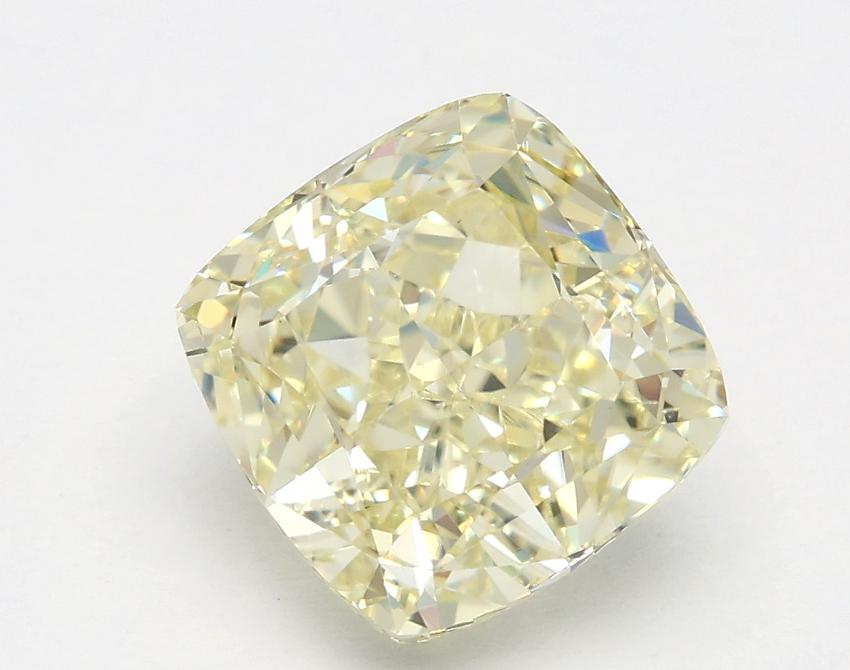 2.50 Ct. Fancy Light Yellow Cushion Diamond
