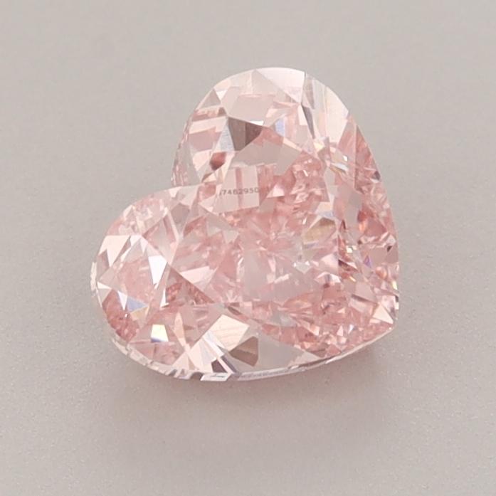 1.19 Ct. Fancy Intense  Pink Heart Lab Grown Diamond