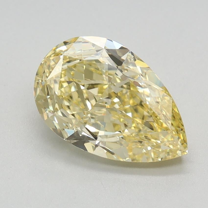 1.60 Ct. Fancy Intense Yellow Pear Lab Grown Diamond