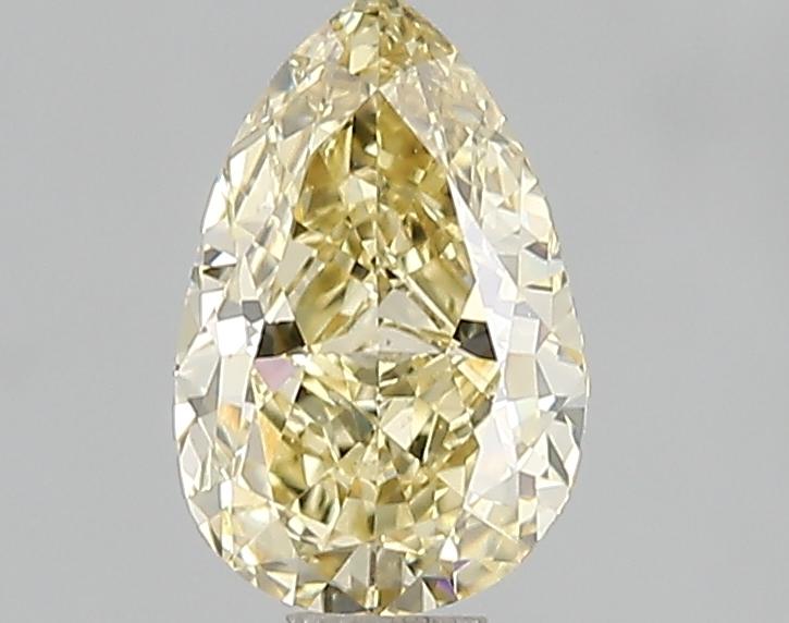 1.05 Ct. Fancy Intense Yellow Pear Lab Grown Diamond