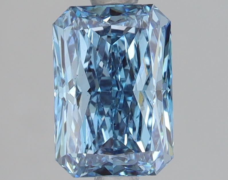 1.56 Ct. Fancy Vivid Blue Radiant Lab Grown Diamond