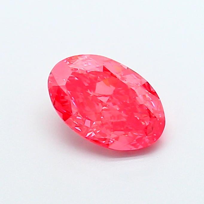 1.94 Ct. Fancy Vivid Pink Oval Lab Grown Diamond