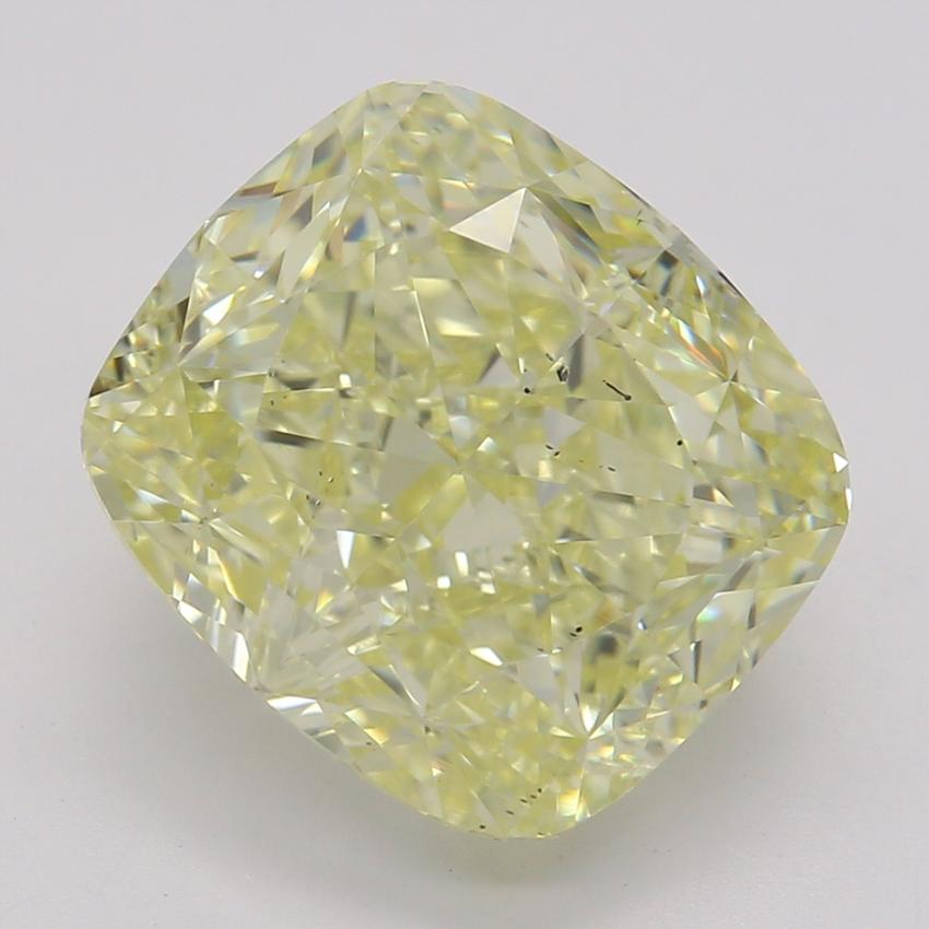 4.01 Ct. Fancy Yellow Cushion Diamond