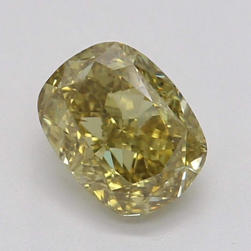 0.50 Ct. Fancy Brownish Yellow Cushion Diamond