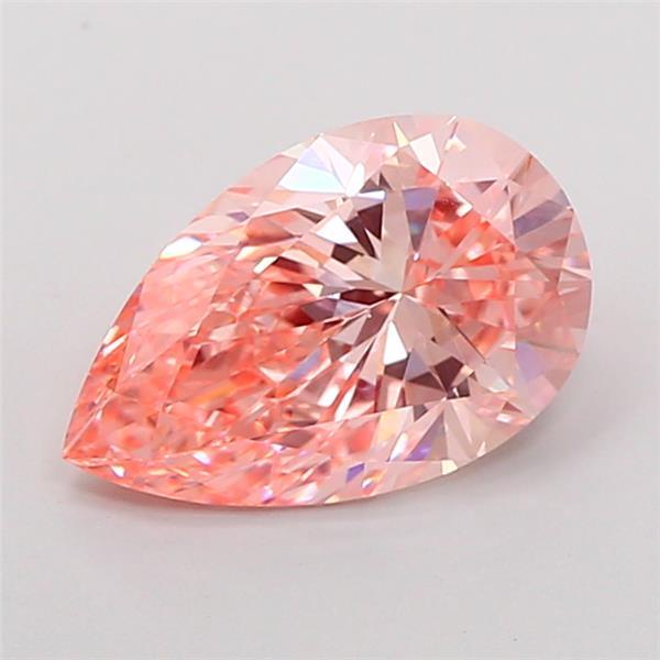 3.05 Ct. Fancy Vivid Pink Pear Lab Grown Diamond