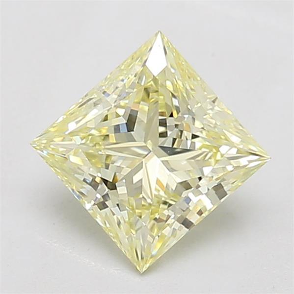 1.06 Ct. Fancy Light Yellow Princess Lab Grown Diamond