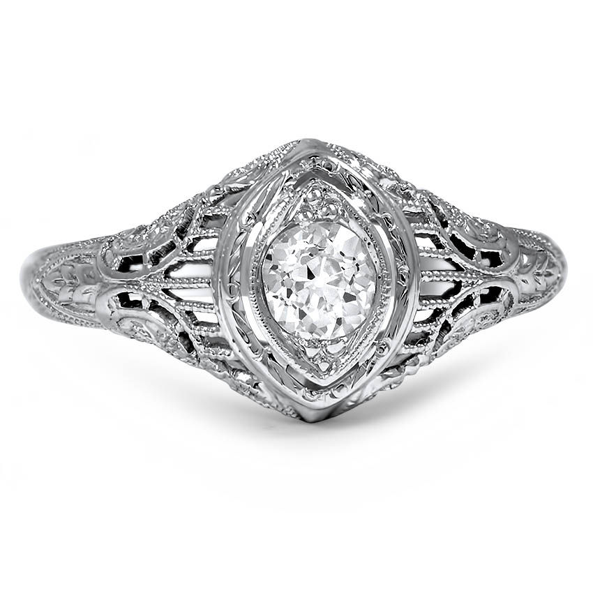 Edwardian Diamond Vintage Ring | Lannie | Brilliant Earth