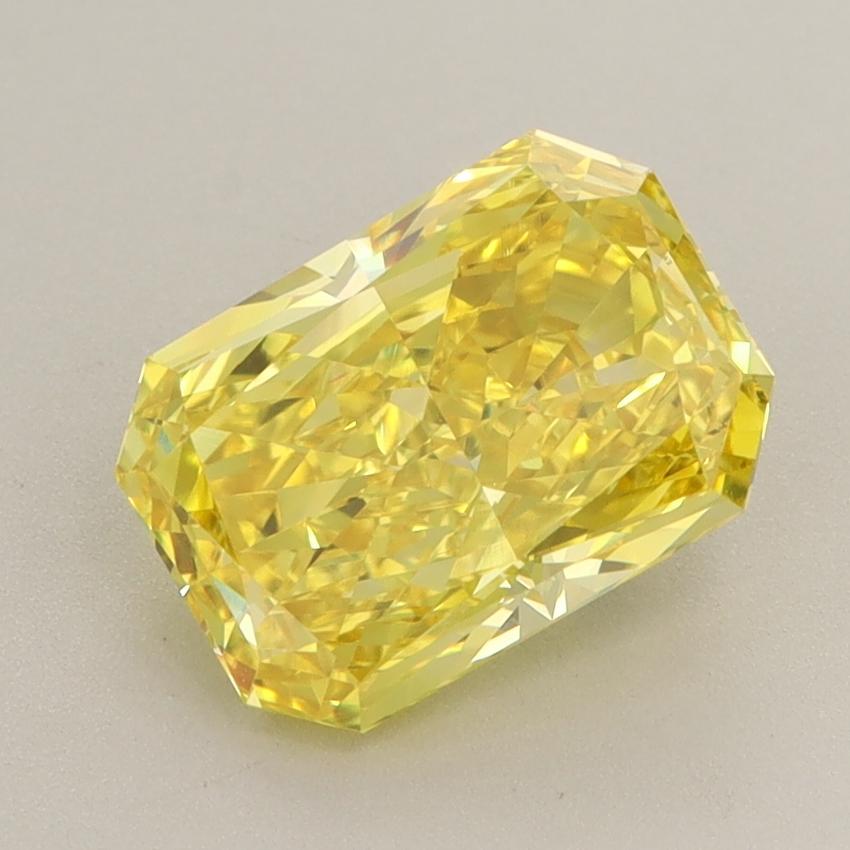 2.36 Ct. Fancy Vivid  Yellow Radiant Lab Grown Diamond