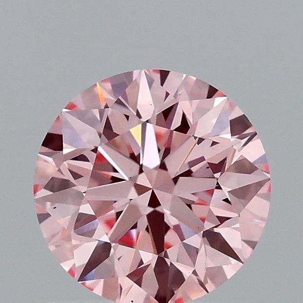 1.14 Ct. Fancy Vivid Pink Round Lab Grown Diamond