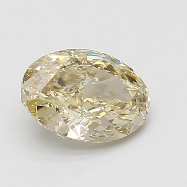 1.09 Ct. Fancy Yellow Oval Lab Grown Diamond