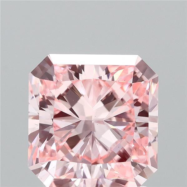 2.03 Ct. Fancy Vivid Pink Radiant Lab Grown Diamond