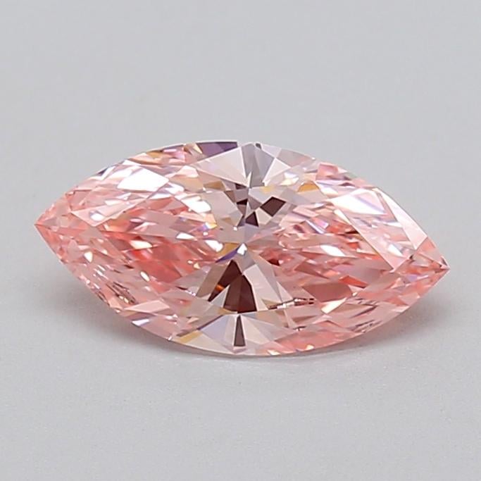 1.07 Ct. Fancy Vivid  Pink Marquise Lab Grown Diamond