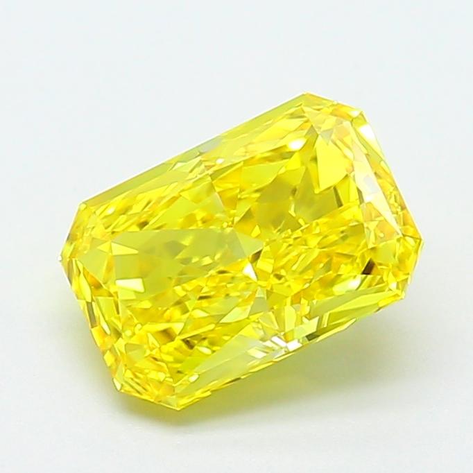 2.03 Ct. Fancy Vivid  Yellow Radiant Lab Grown Diamond