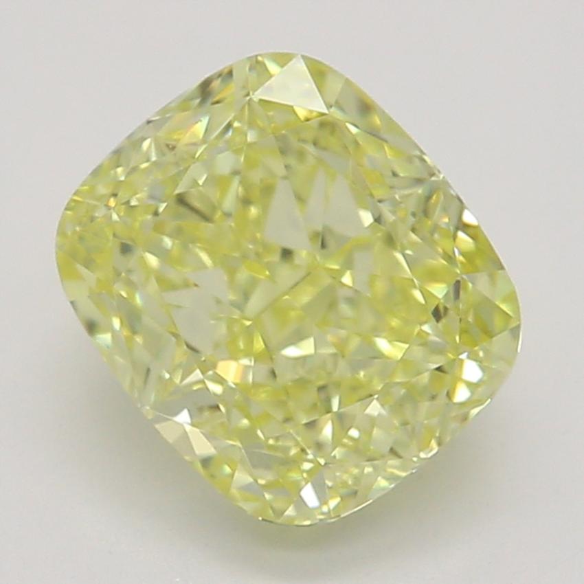 1.03 Ct. Fancy Intense Yellow Cushion Diamond