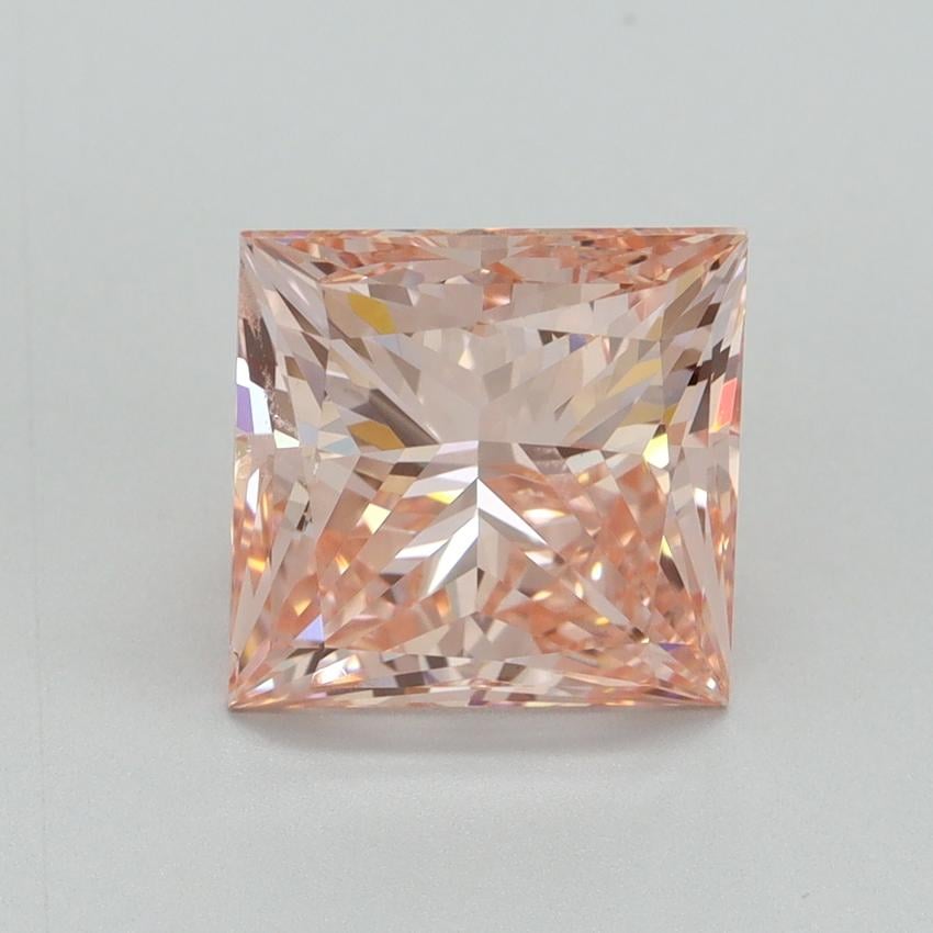 4.00 Ct. Fancy Intense Pink Princess Lab Grown Diamond